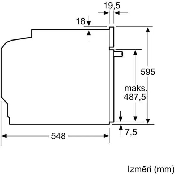 Духовой шкаф Bosch HBG7721B1 черный