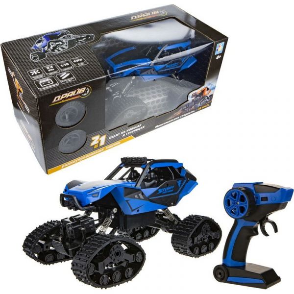 Машинка на радиоуправлении 1TOY Драйв т17671 черный