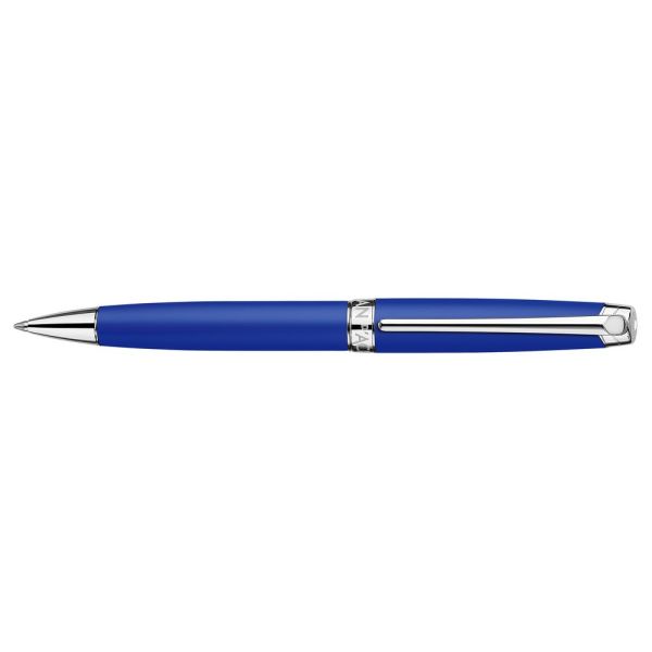 Шариковая ручка CARANDACHE Leman Klein Blue (4789.648) черный,синий ультрамарин